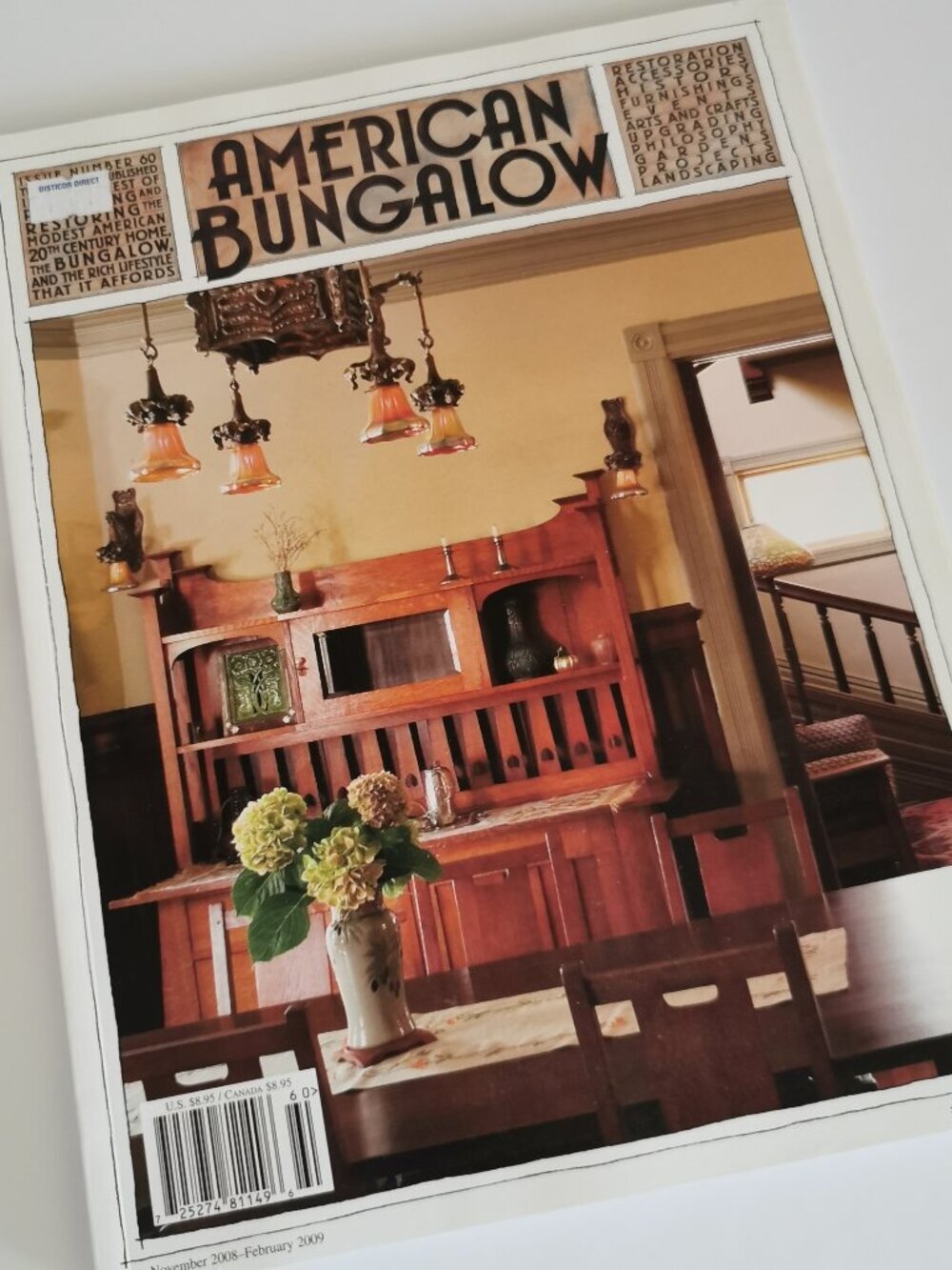 American Bungalow Magazine Issue 60 Winter 2008 Arts & Crafts Design Craftsman